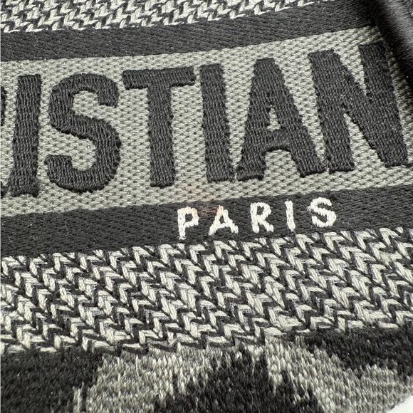 Rare Dior Gray Leopard Canvas Saddle Bag - Picture 15 of 15